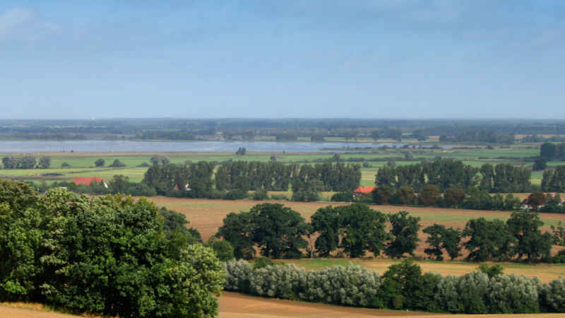 Blick auf den Galenbecker See